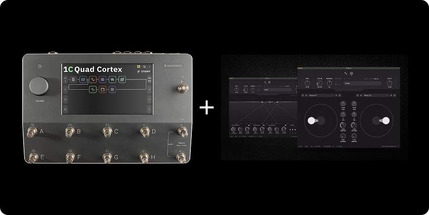 Quad Cortex + Parallax X | 並列処理ベースサウンド対応モデル